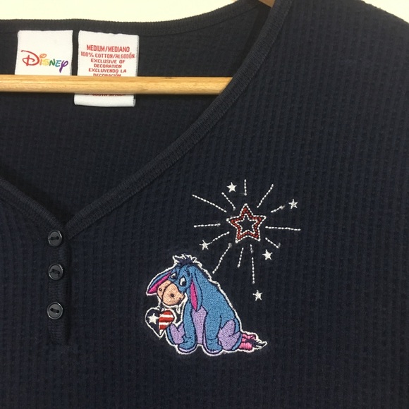 Disney Tops - Vintage Disney Eeyore July 4th Tee